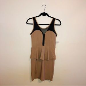 Tan Night Out Dress